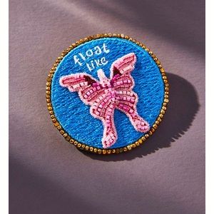 Float like a butterfly 🦋 embellished brooch